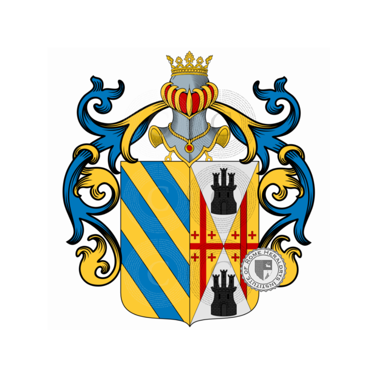 Escudo de la familiaContarini, Contari,Contarino