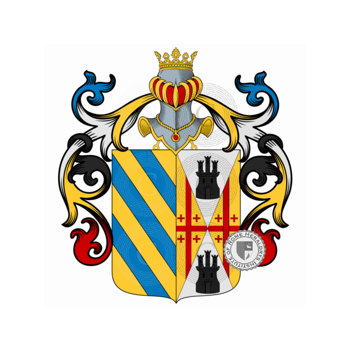 Escudo de la familiaContarini, Contari,Contarini