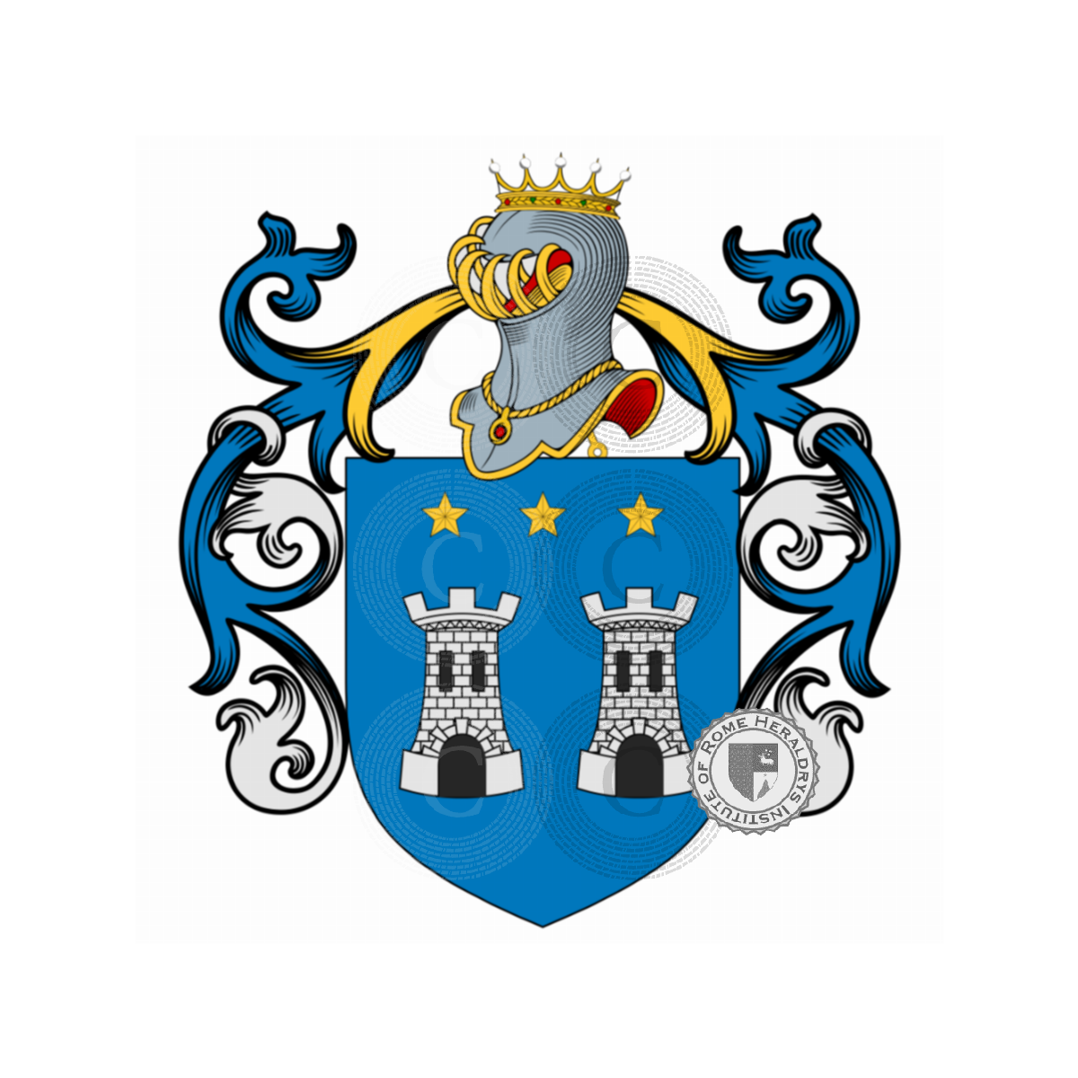 Wappen der FamilieTurri, Turrà,Turri