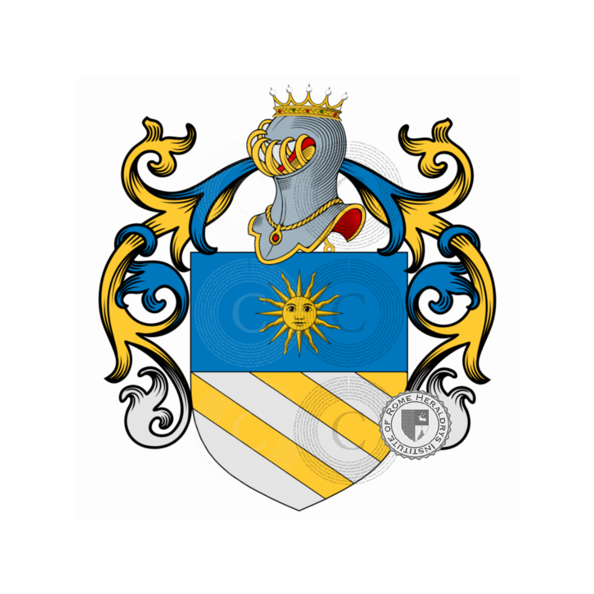 Escudo de la familiaGuglielmus, Guglielmo di Baccarino,Guglielmus