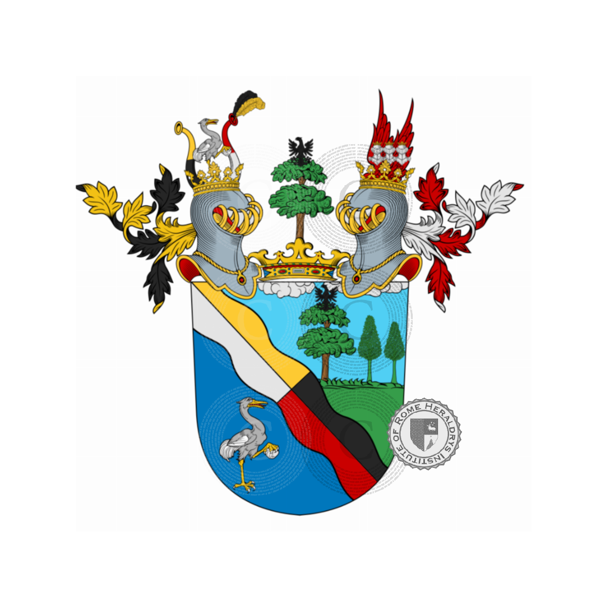 Coat of arms of familyEhrmann, Ehrmann,Ehrmanns,Ehrmanns zum Schlugg