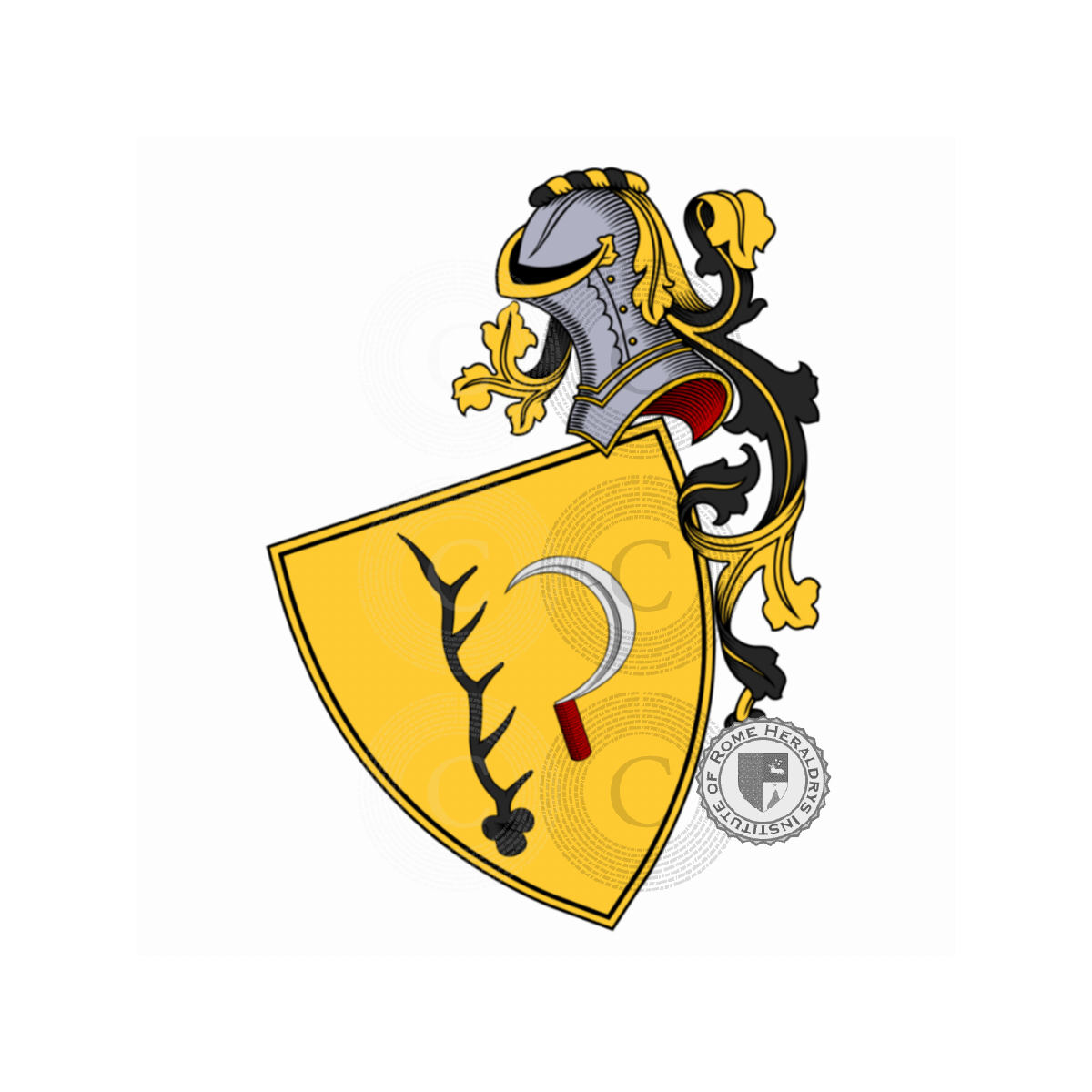 Escudo de la familiaPabst, Pabst de Bolsenheim,Pabst de Rotersdorf,Pabst de Staffelfelden,Pabst von Erstein,van Pabst van Bingerden