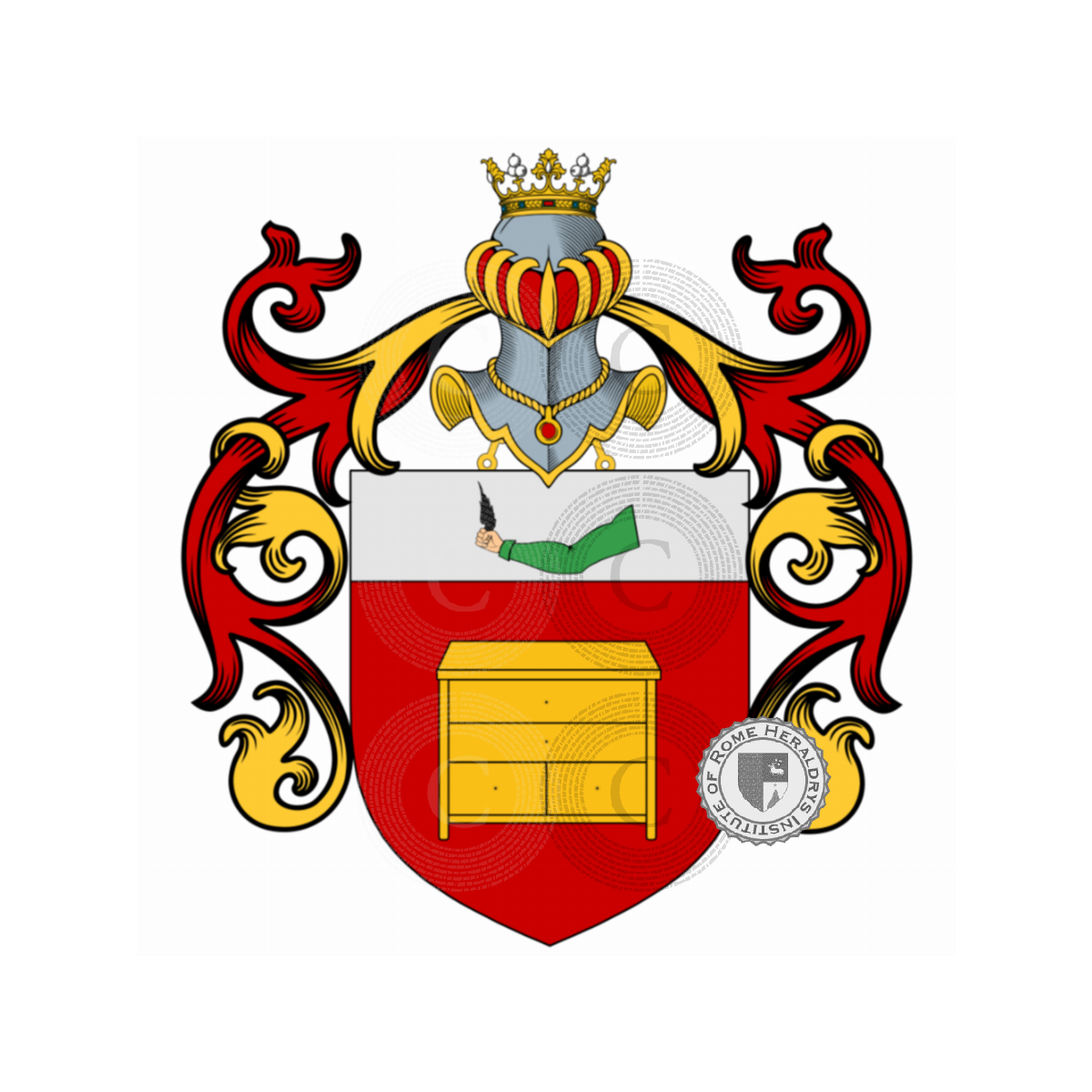 Escudo de la familiaAllievi, Allevi,Allievi,d'Allevi