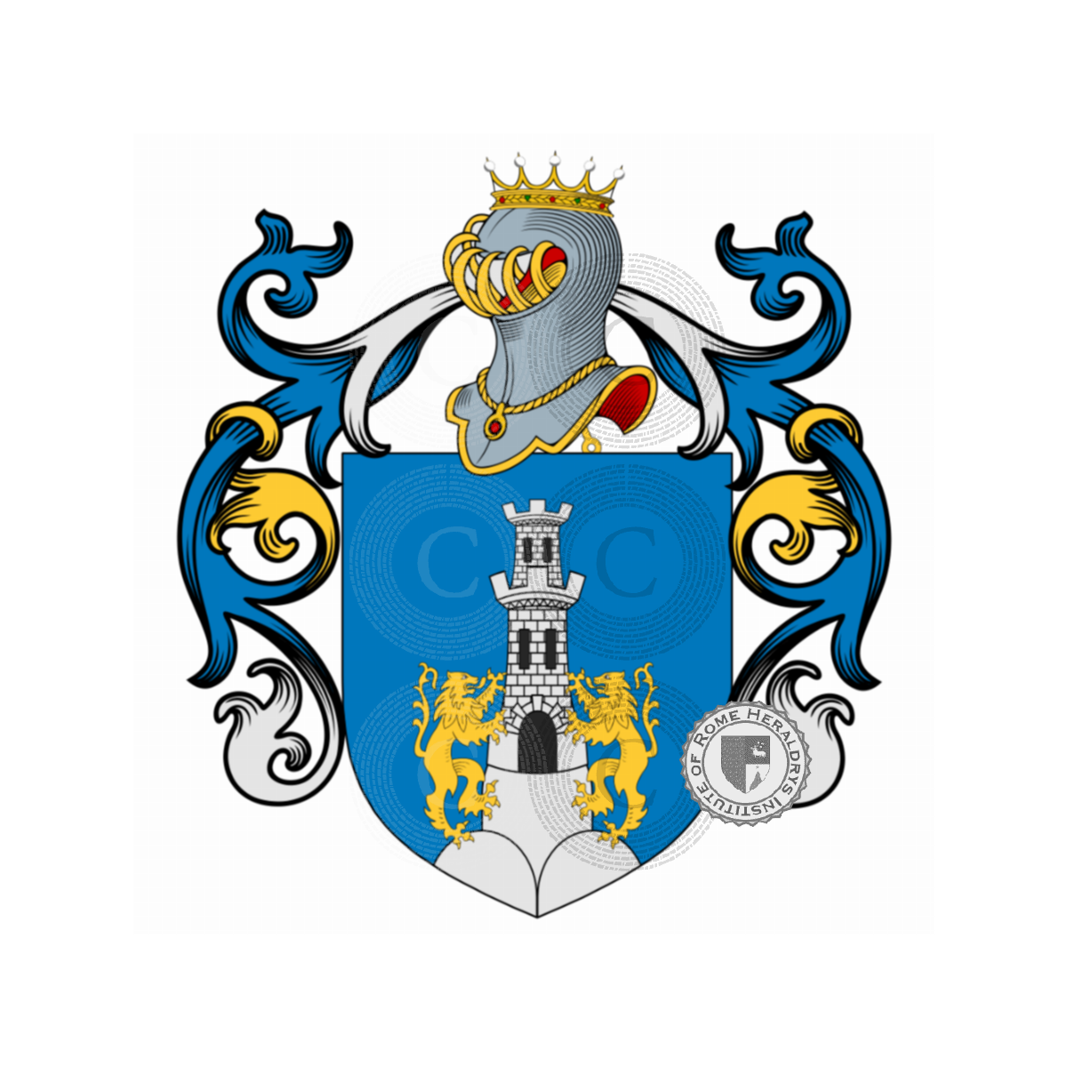 Coat of arms of familyLazzarelli, Lazzarella