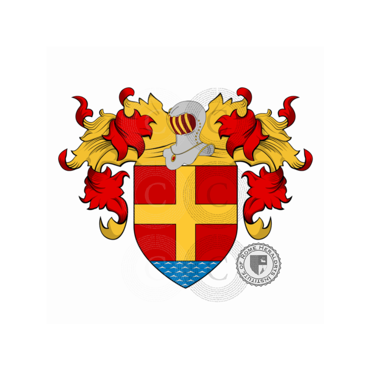 Escudo de la familiaMessina  o Messana (Sicilia, Malta), Messina