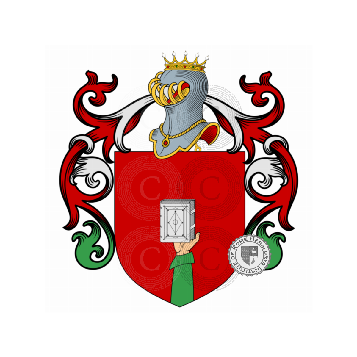 Wappen der FamiliePasolini, dall'Onda,Pasolini dall'Onda,Pasolini Pali,Pasolini Pali dall'Onda