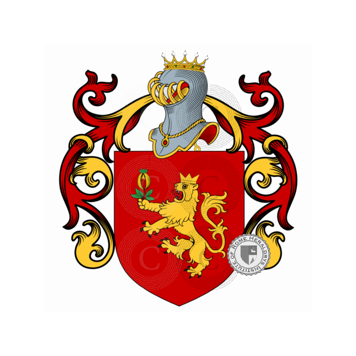 Escudo de la familiaPomatta, Pomatta,Pomatti,Pomatto
