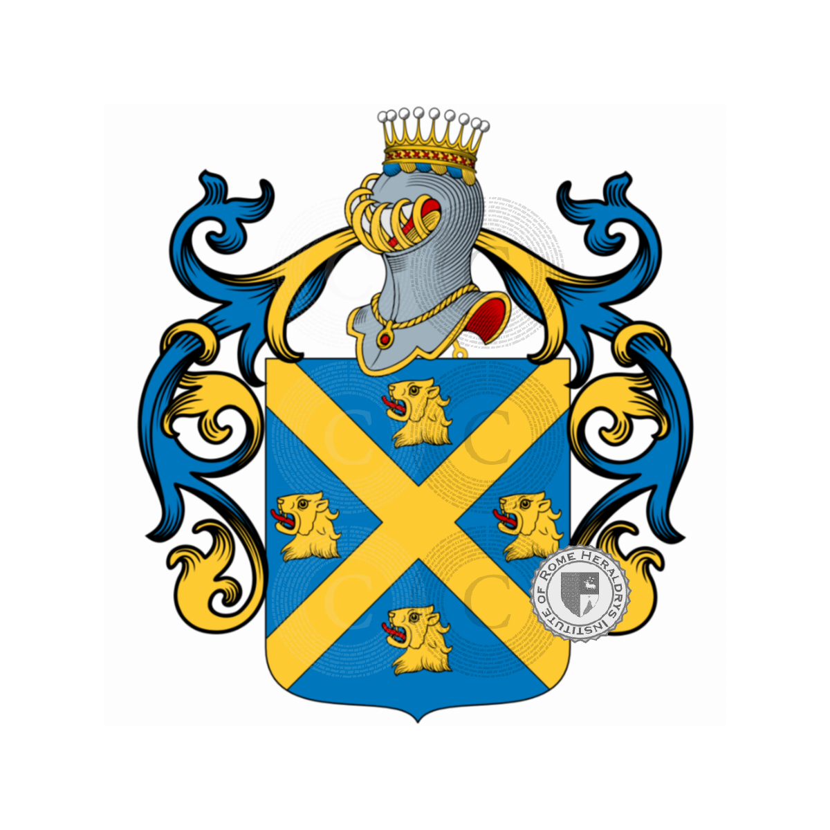 Coat of arms of familyCapasso, Capasso,Torre di Caprara