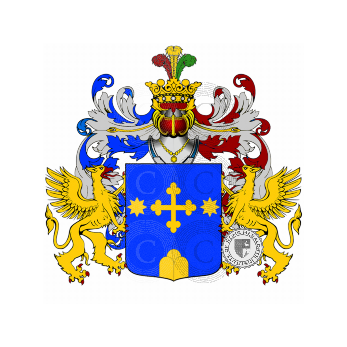 Wappen der Familiemonacelli, Simiano