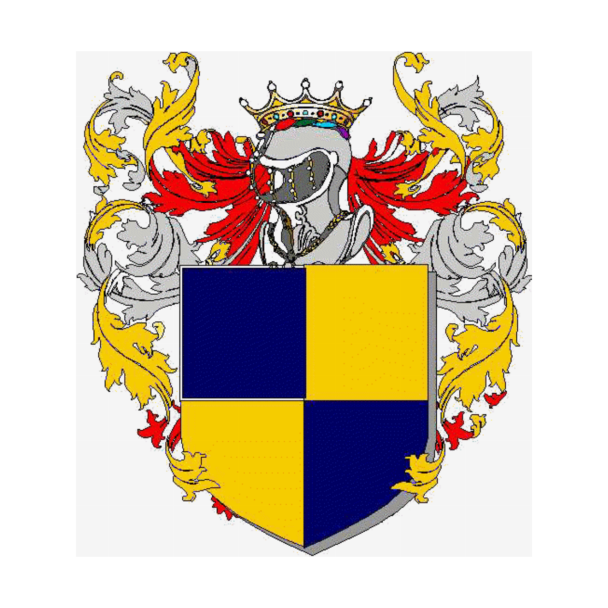 Wappen der FamilieGiacob, d'Albutio