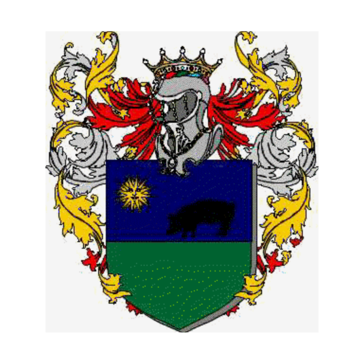 Wappen der FamiliePorcinari