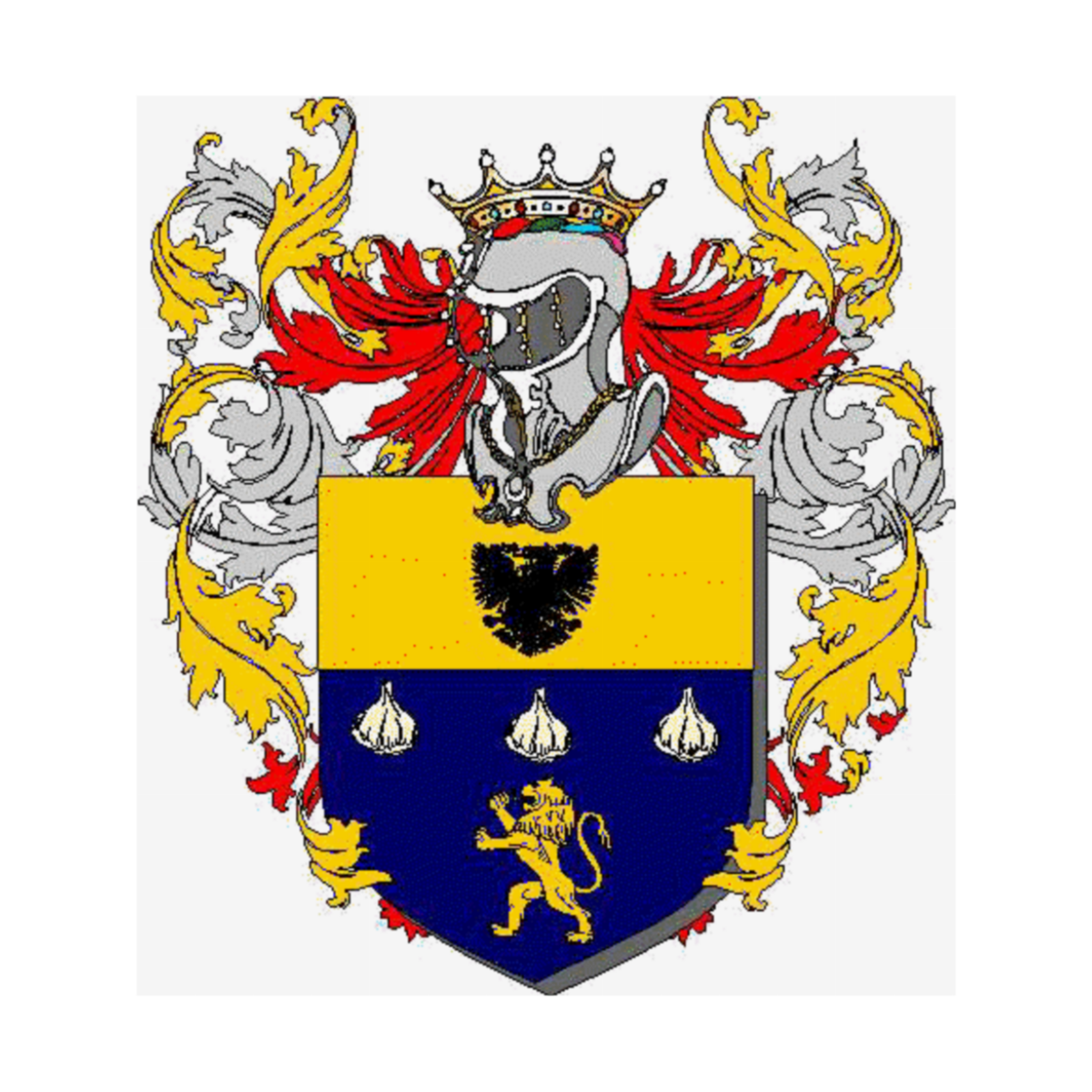 Wappen der FamilieBaroni Agliaudi