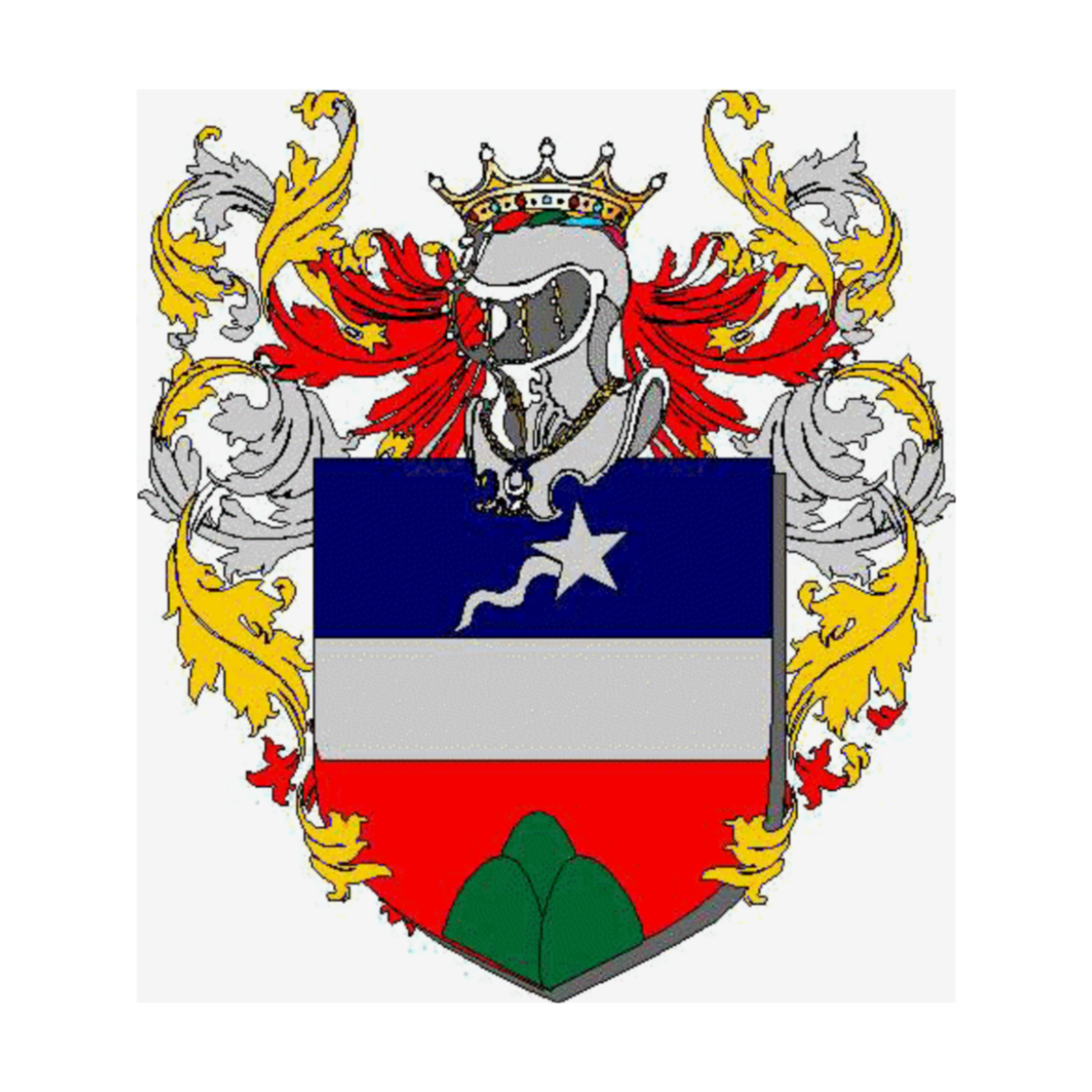 Escudo de la familiaSacconi, Sacconi del Drago,Sacconi Vitalini