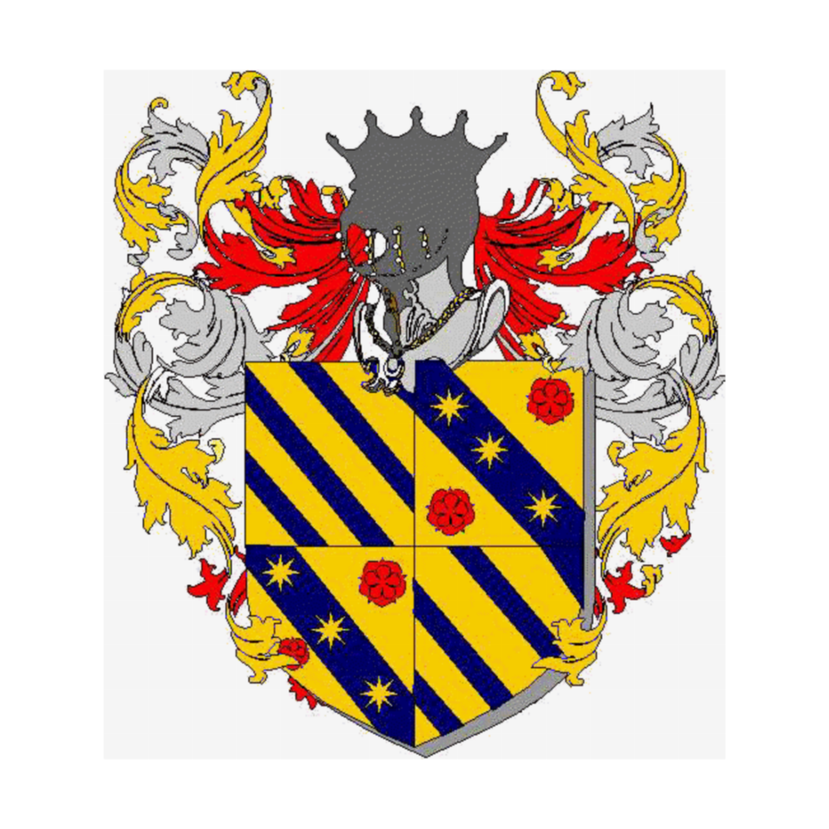 Wappen der FamilieBroccardi Schelmi, Zannier