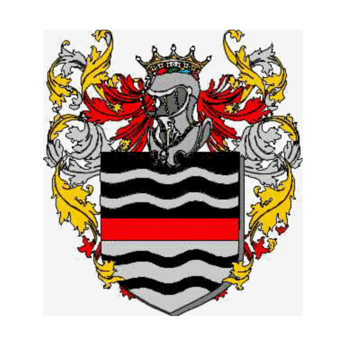 Coat of arms of familyServi o Servidio
