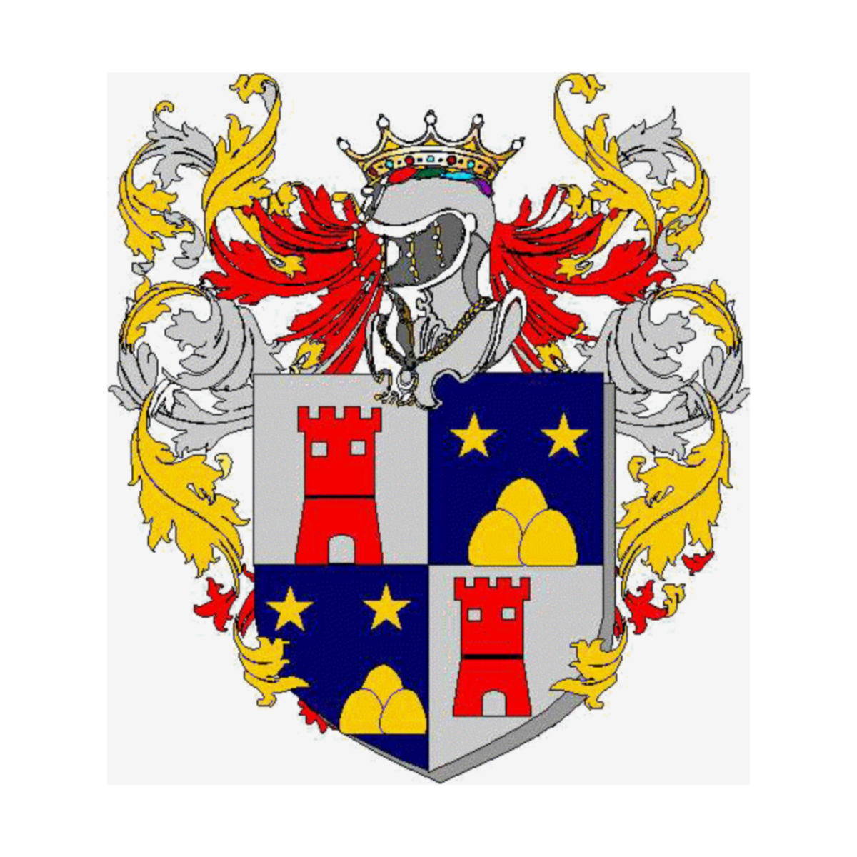 Wappen der Familie, Vistarini
