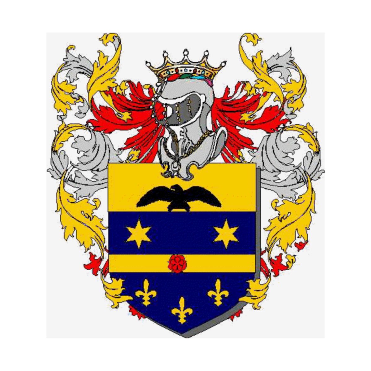 Wappen der FamilieSpetia, Ameglio,d'Amelio