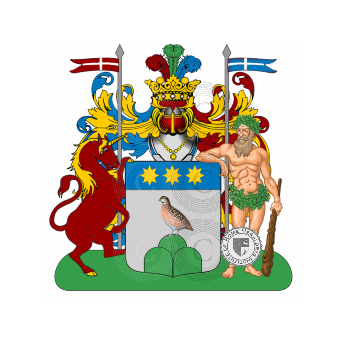 Coat of arms of familyQuagliatti, Quagliati,Quagliato,Qualiati,Qualiato