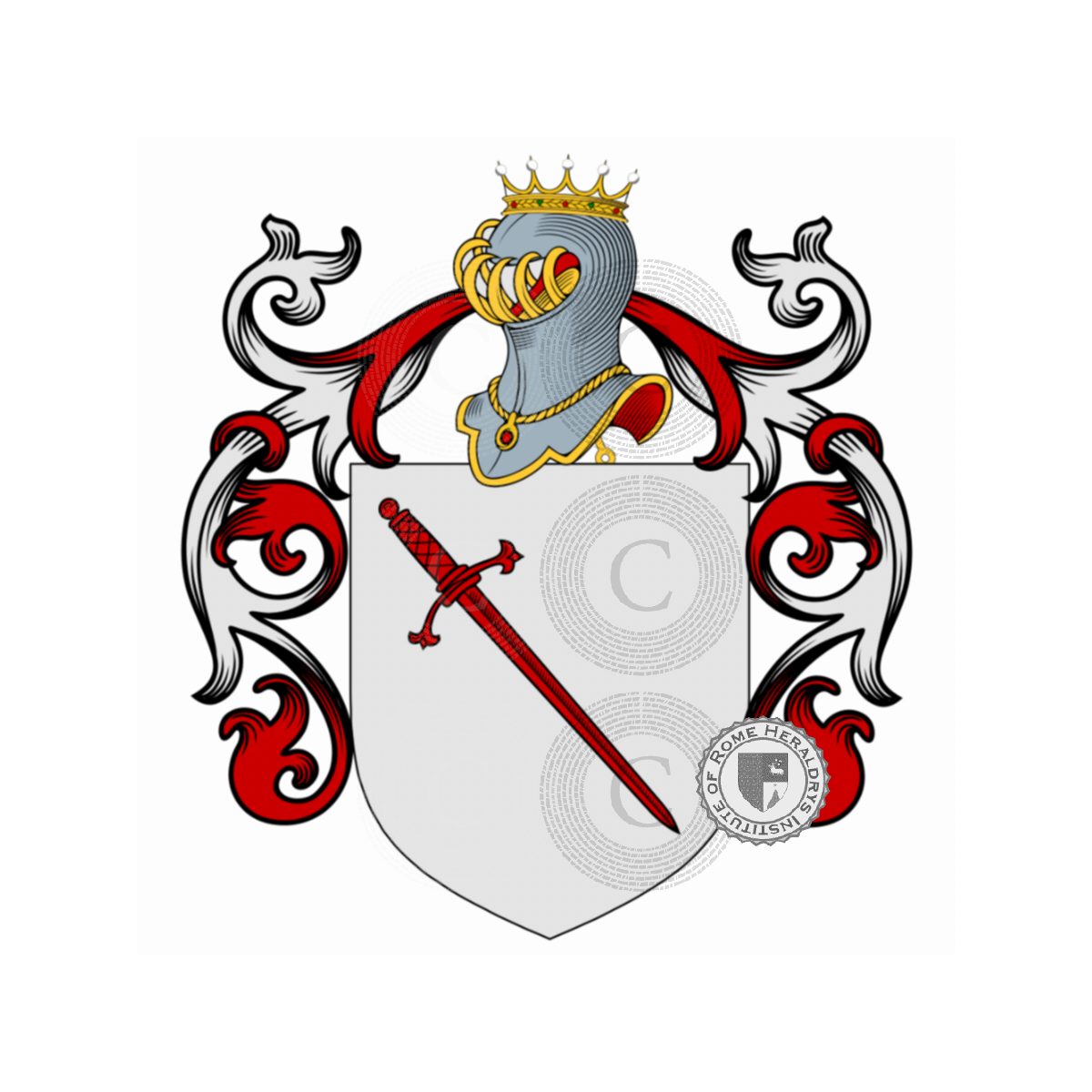 Escudo de la familiaBonaventuri, Buoninsegni Venturi,Cinotti,di Bene,Pavorali