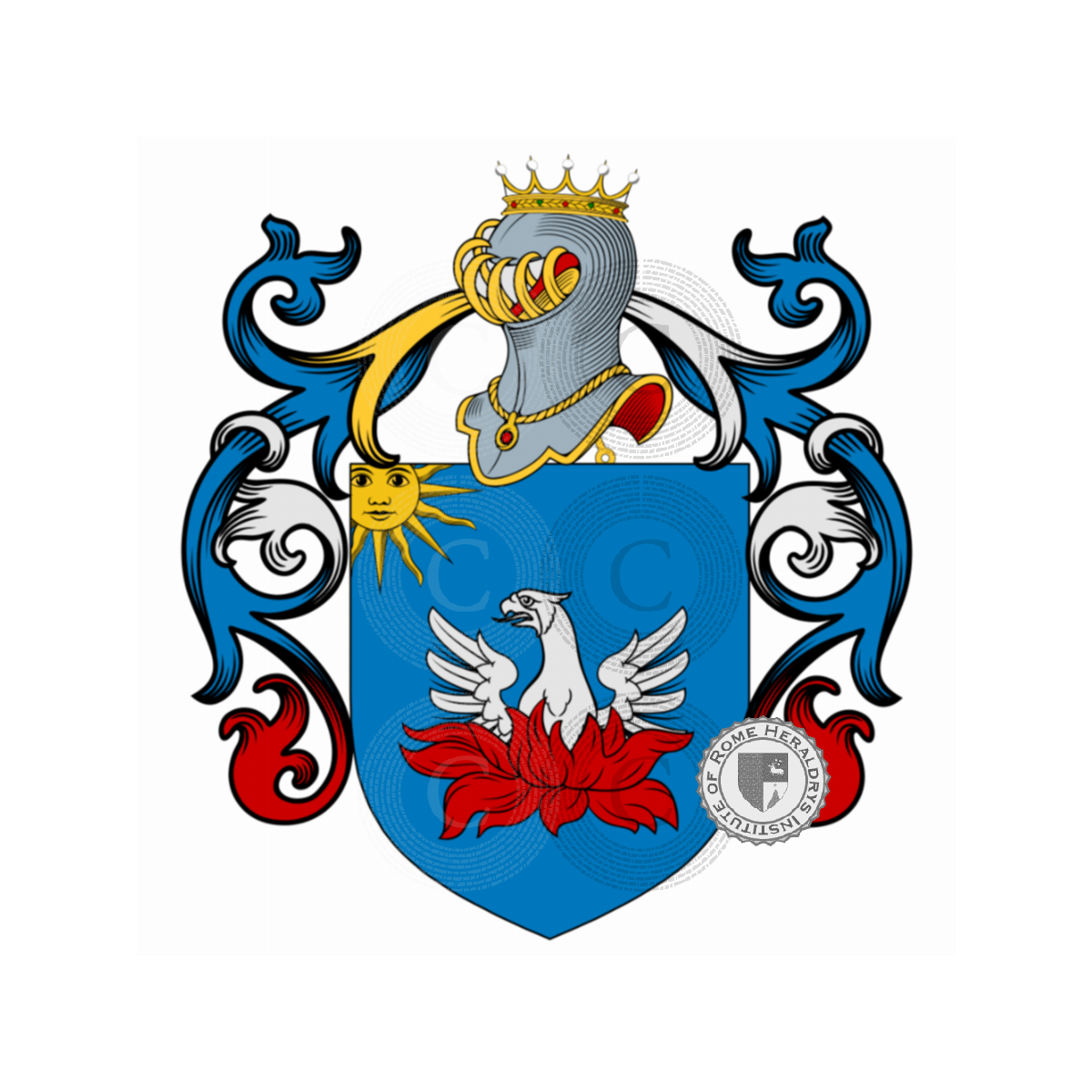 Coat of arms of familyRau, Rao