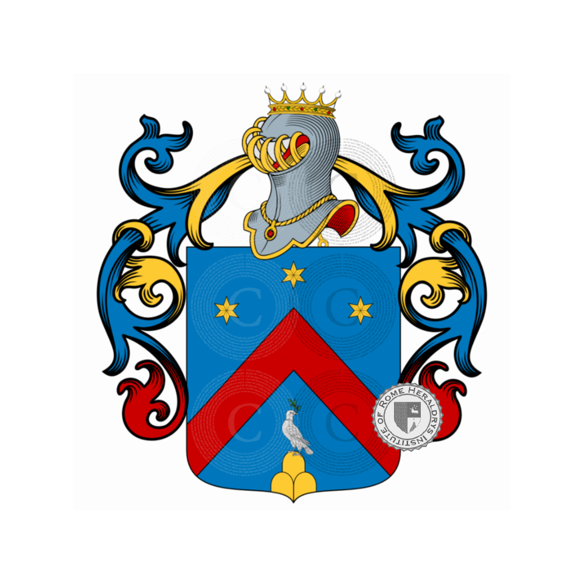 Escudo de la familiaPace, dalla Pace,de Pace,del Pace d'Orso,del Pace Dardi,Pace di Montemaggiore