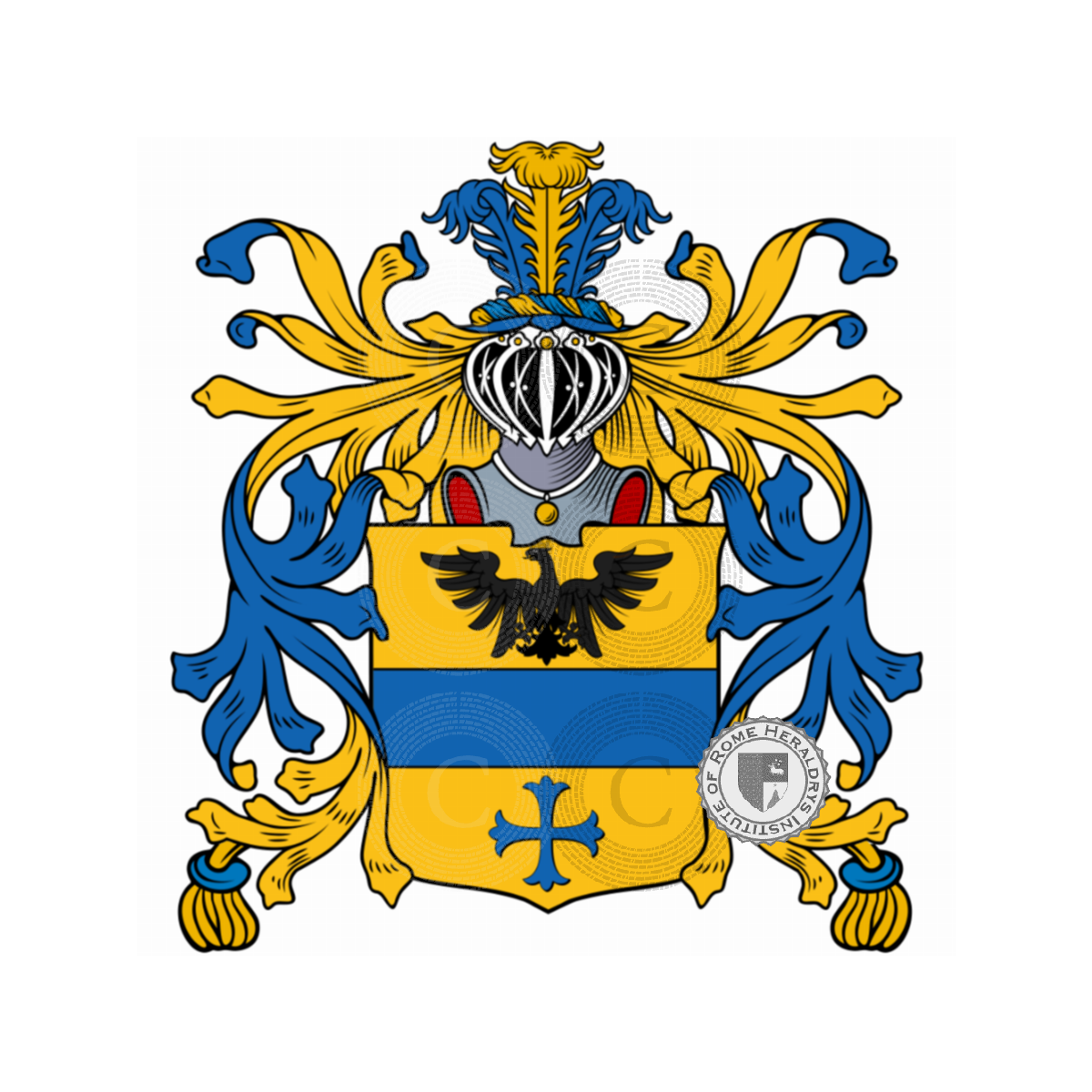 Wappen der FamilieAcquesana, Accusani,Acquesana,Acquosana