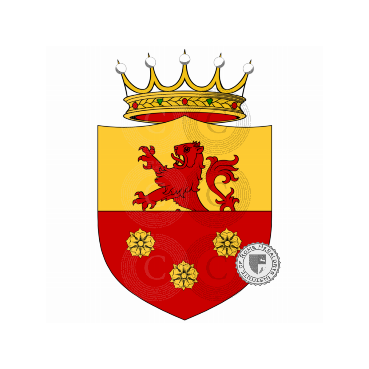 Wappen der FamilieTuzzi, Tutia,Tutij,Tuzi