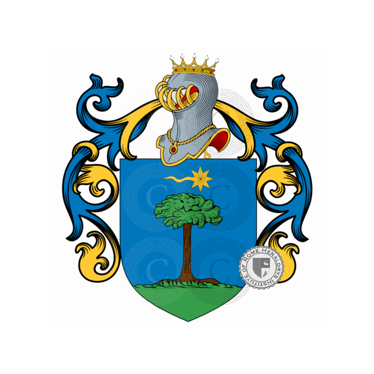 Wappen der FamilieMoresi, Moresio,Moresius