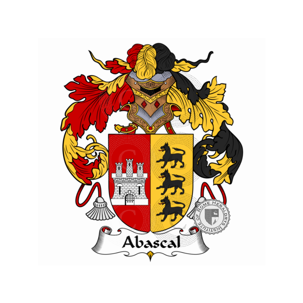 Coat of arms of familyAbascal