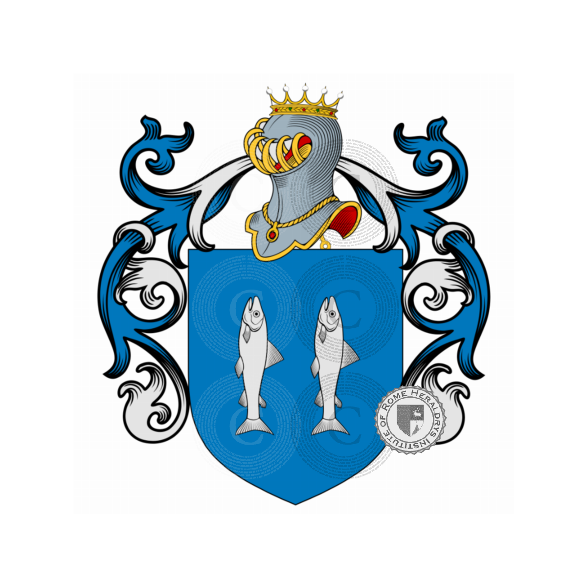 Coat of arms of familyMancini de Lucij, Lucij