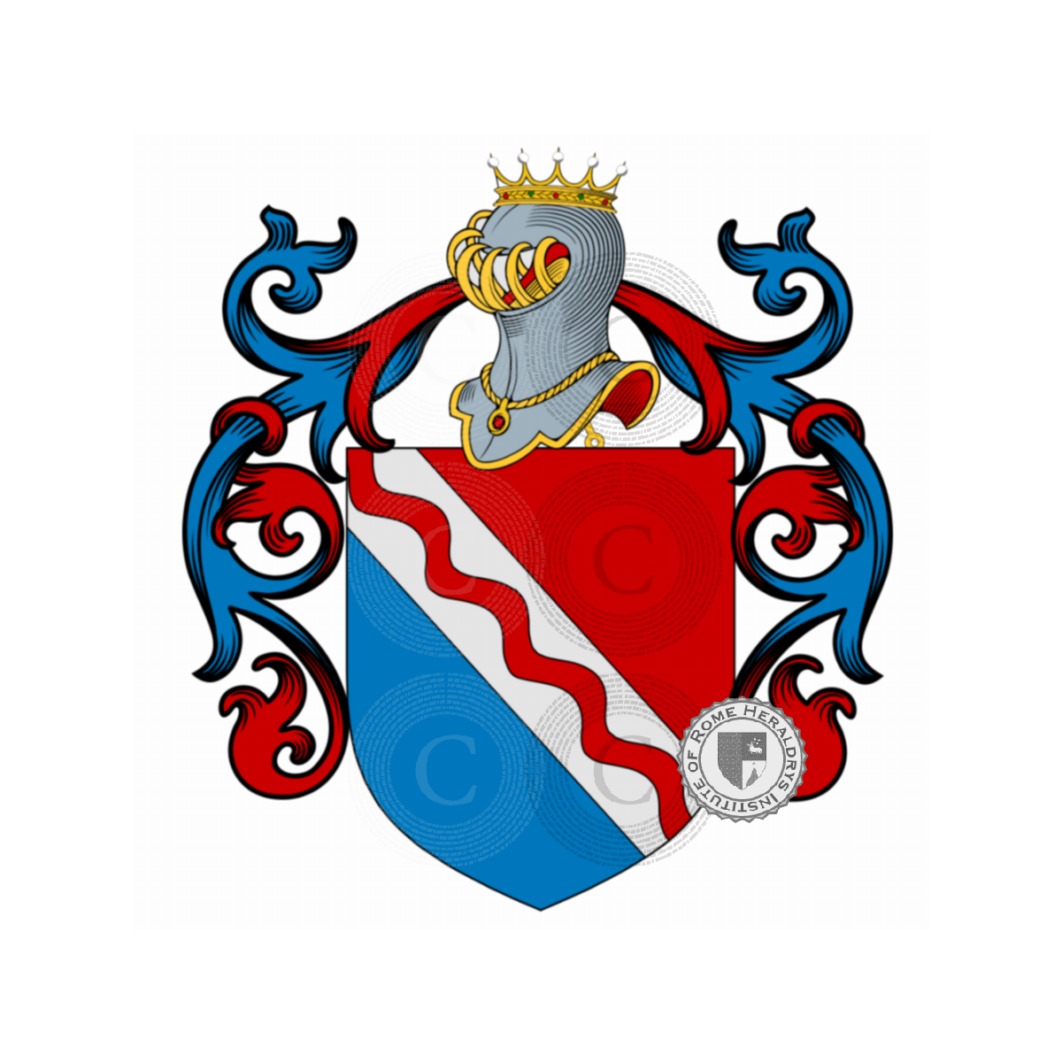 Escudo de la familiaFacini, Guarini