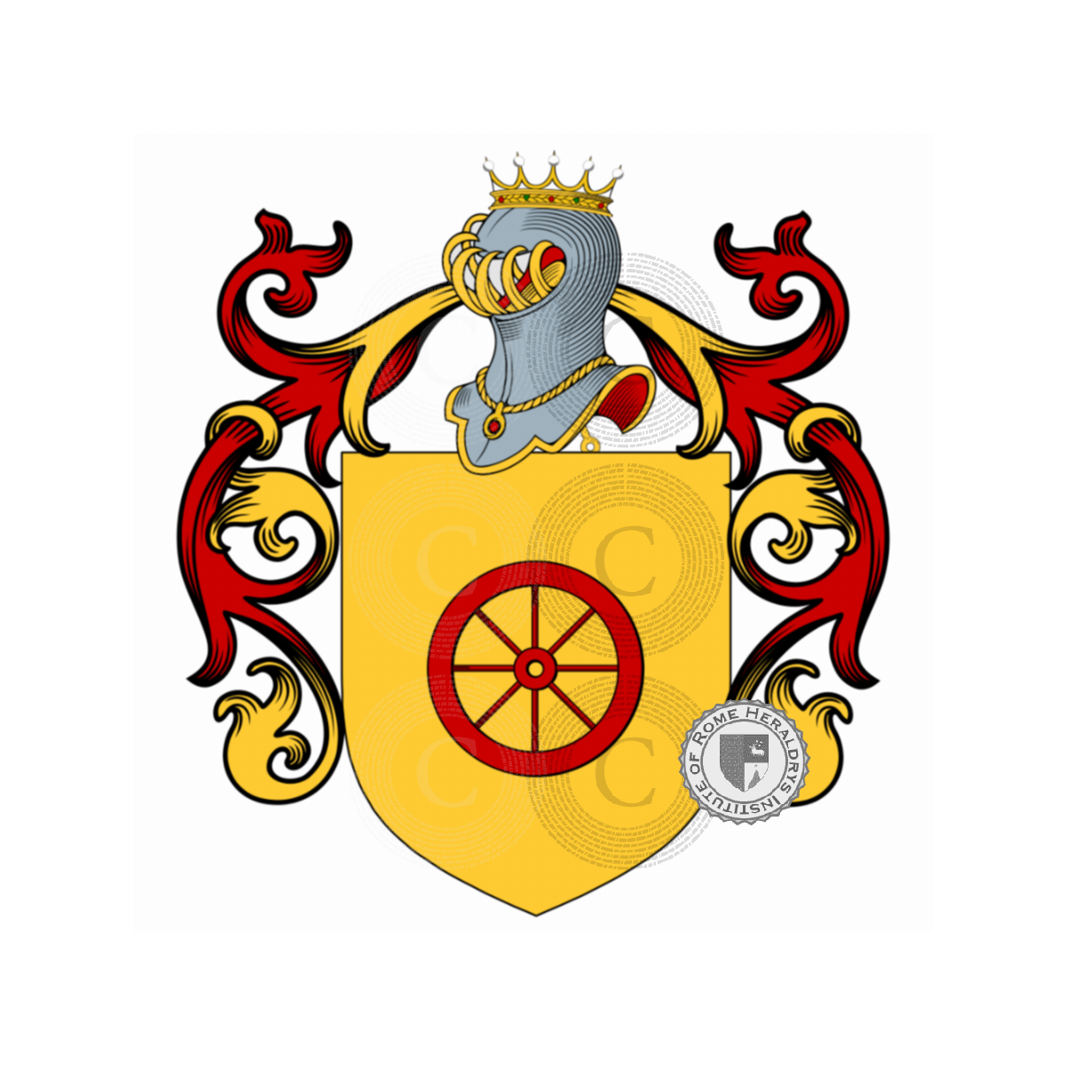 Wappen der FamilieRodeglia, della Roteglia,Rotegli