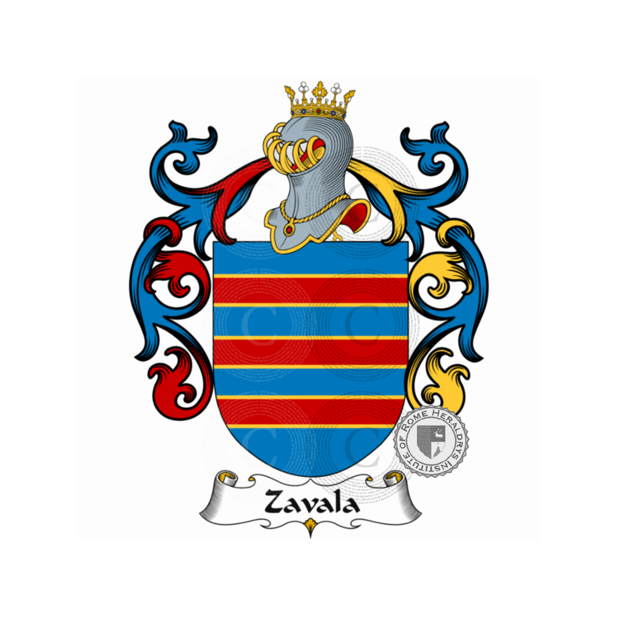 Coat of arms of familyZavala