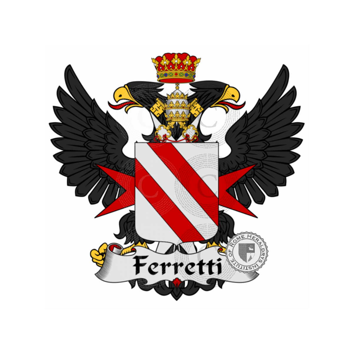 Coat of arms of familyFerretti