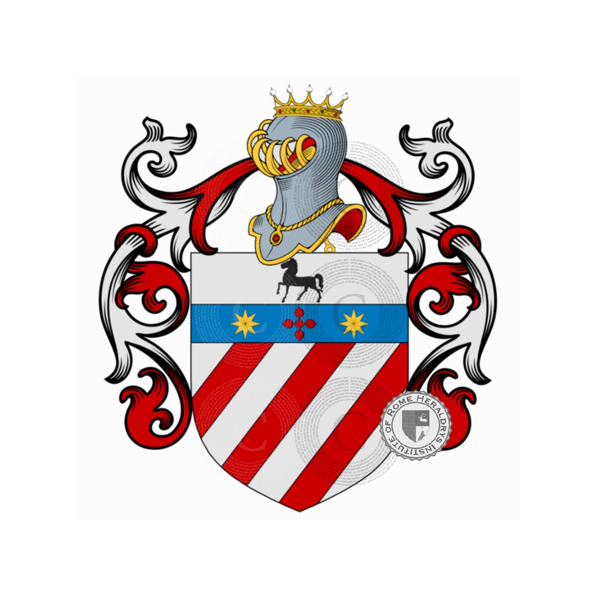 Coat of arms of familyDamascena, Damascena,Damasceno,Damascieni