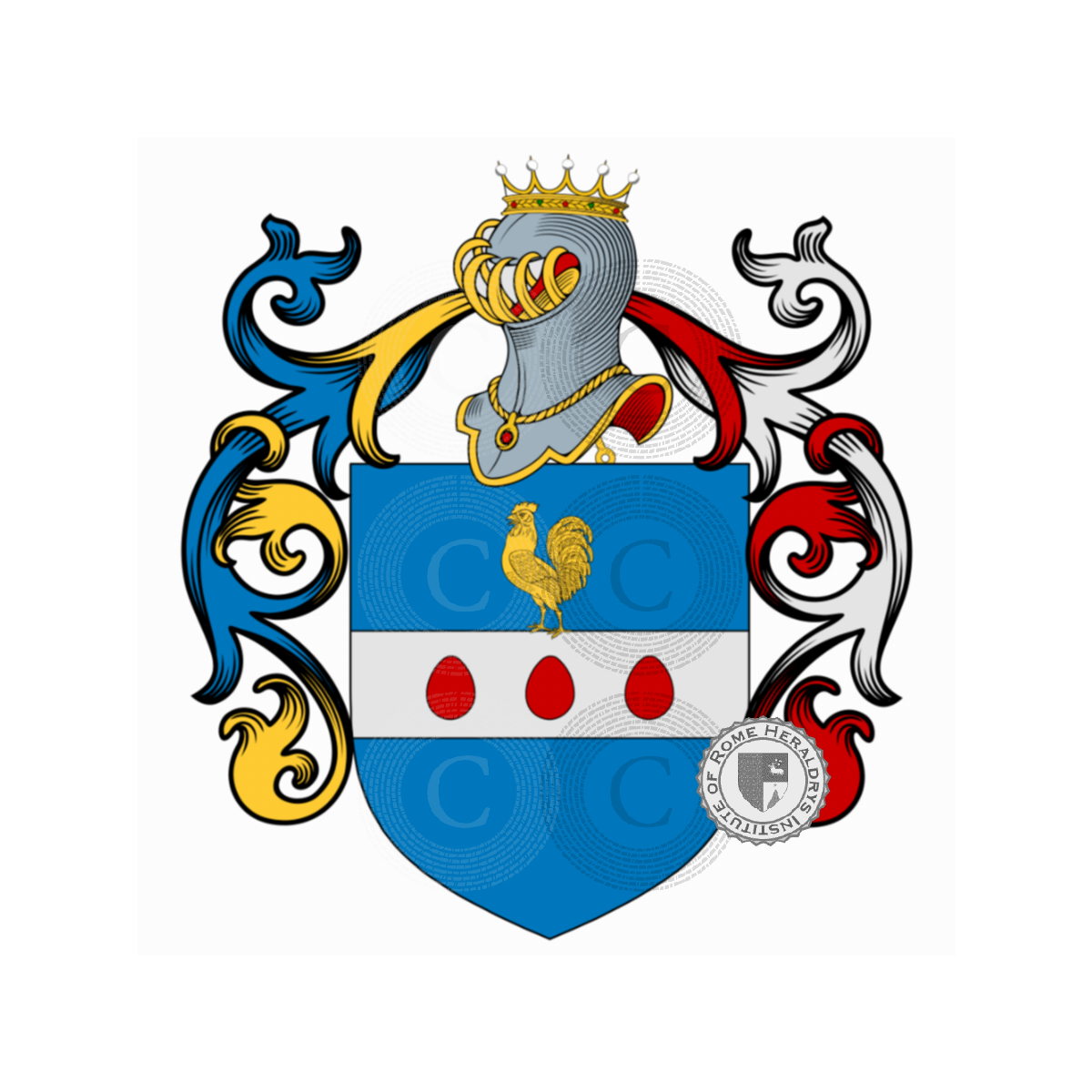 Wappen der FamiliePasqualetti, Pasqualettis,Pasqualotti