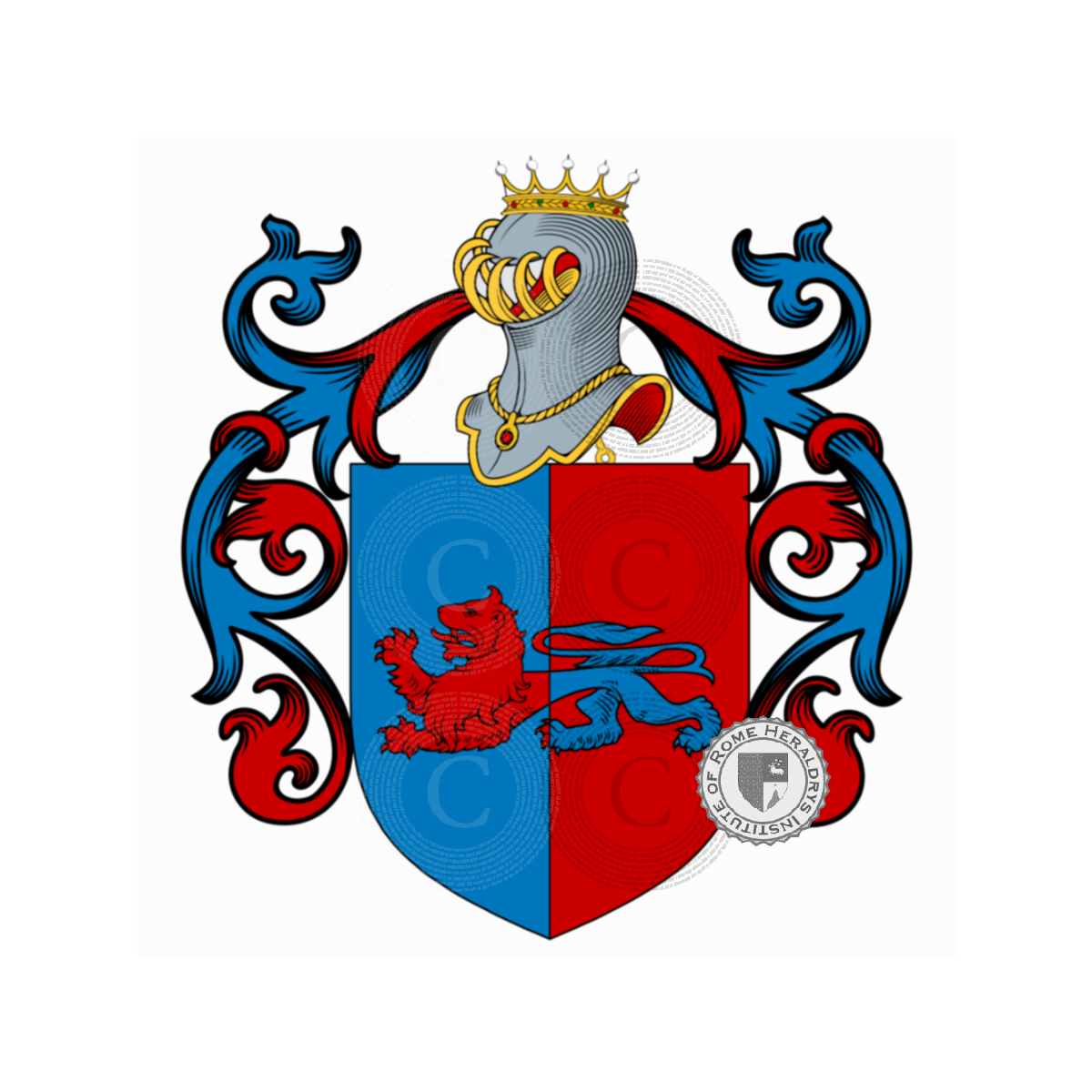 Escudo de la familiaPasqualetti, Pasqualettis,Pasqualotti