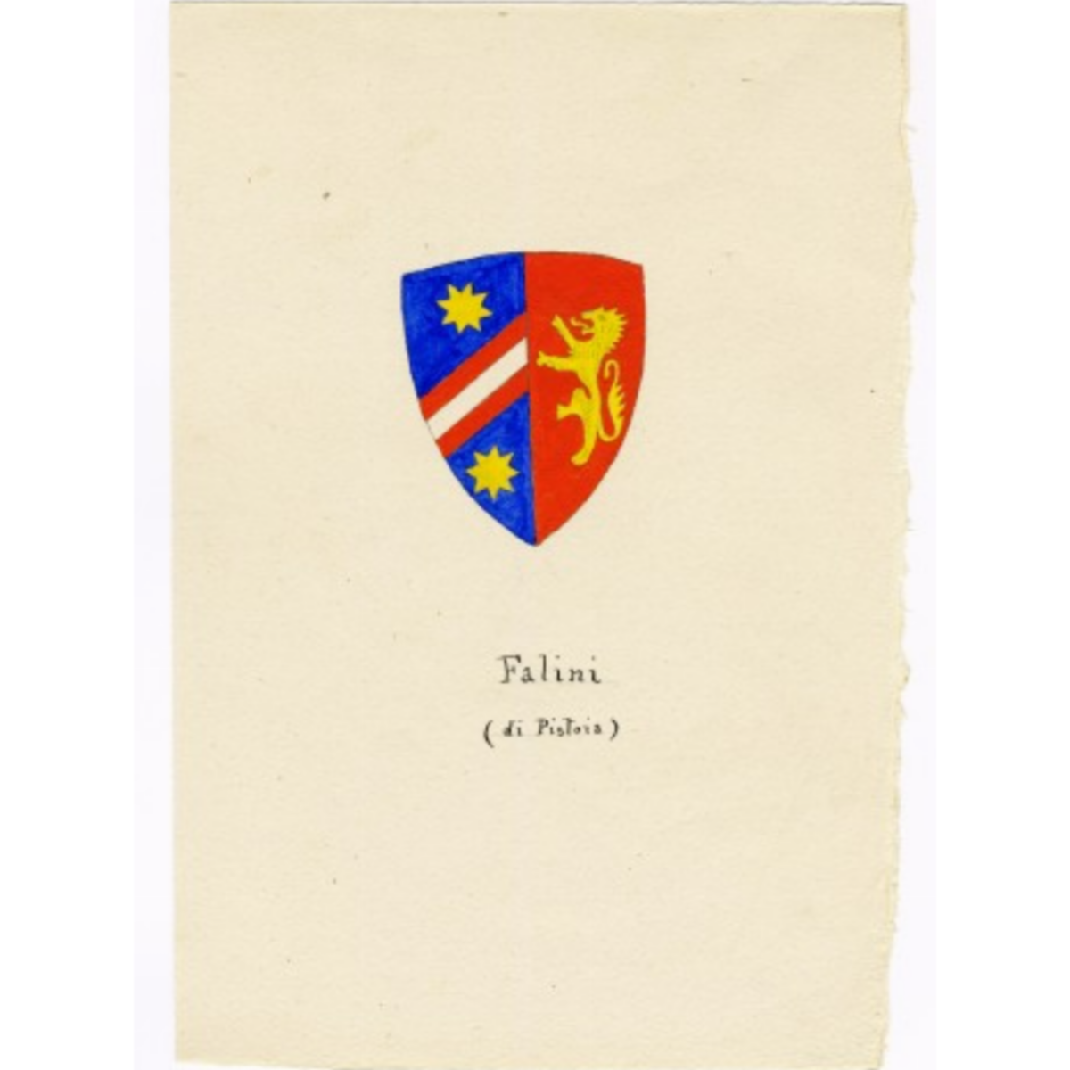 Coat of arms of familyFalini