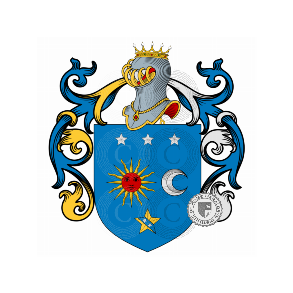 Coat of arms of familylo Mundo, lo Mundo