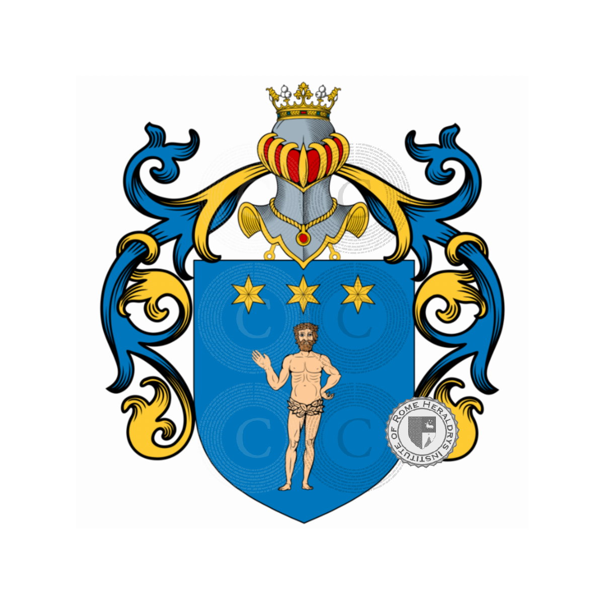 Escudo de la familiaDiotalevi, Diotallevi,Tallevi