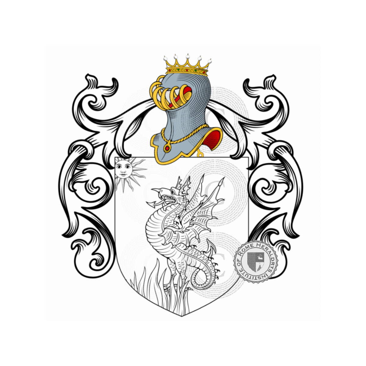 Escudo de la familiaSantoni, Santone