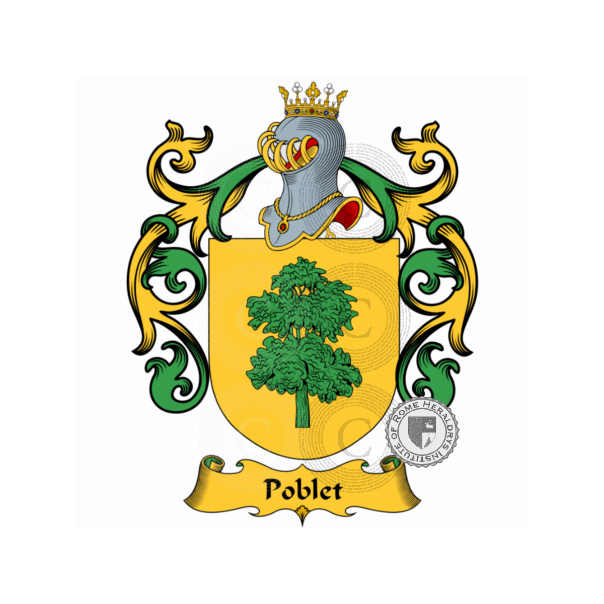 Wappen der FamiliePoblet