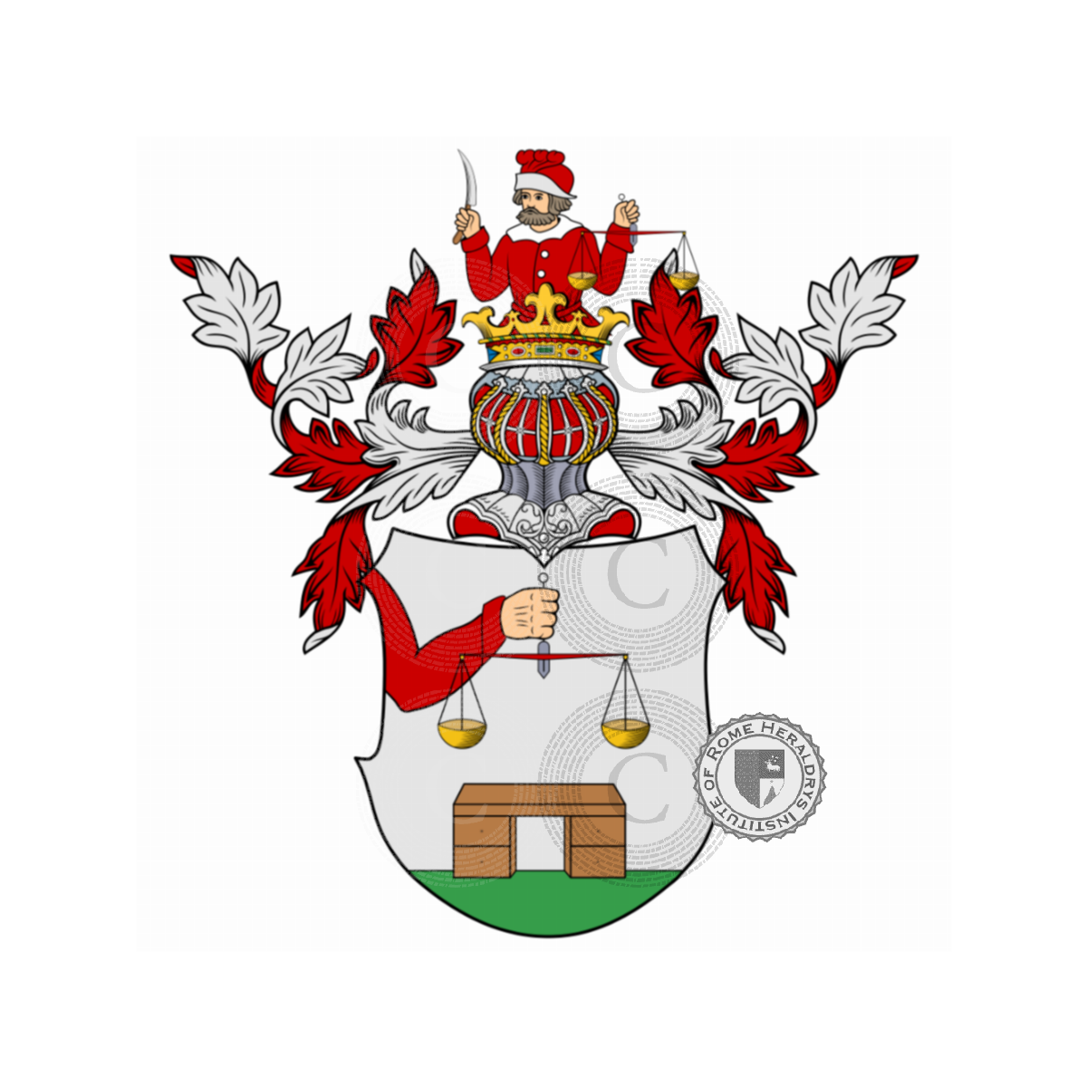 Escudo de la familiaSteckemesser, Steckemess,Steckemesser