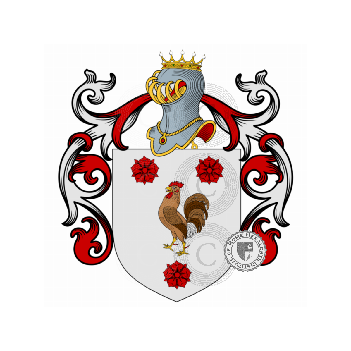 Escudo de la familiaTomasini - Degna, Degna
