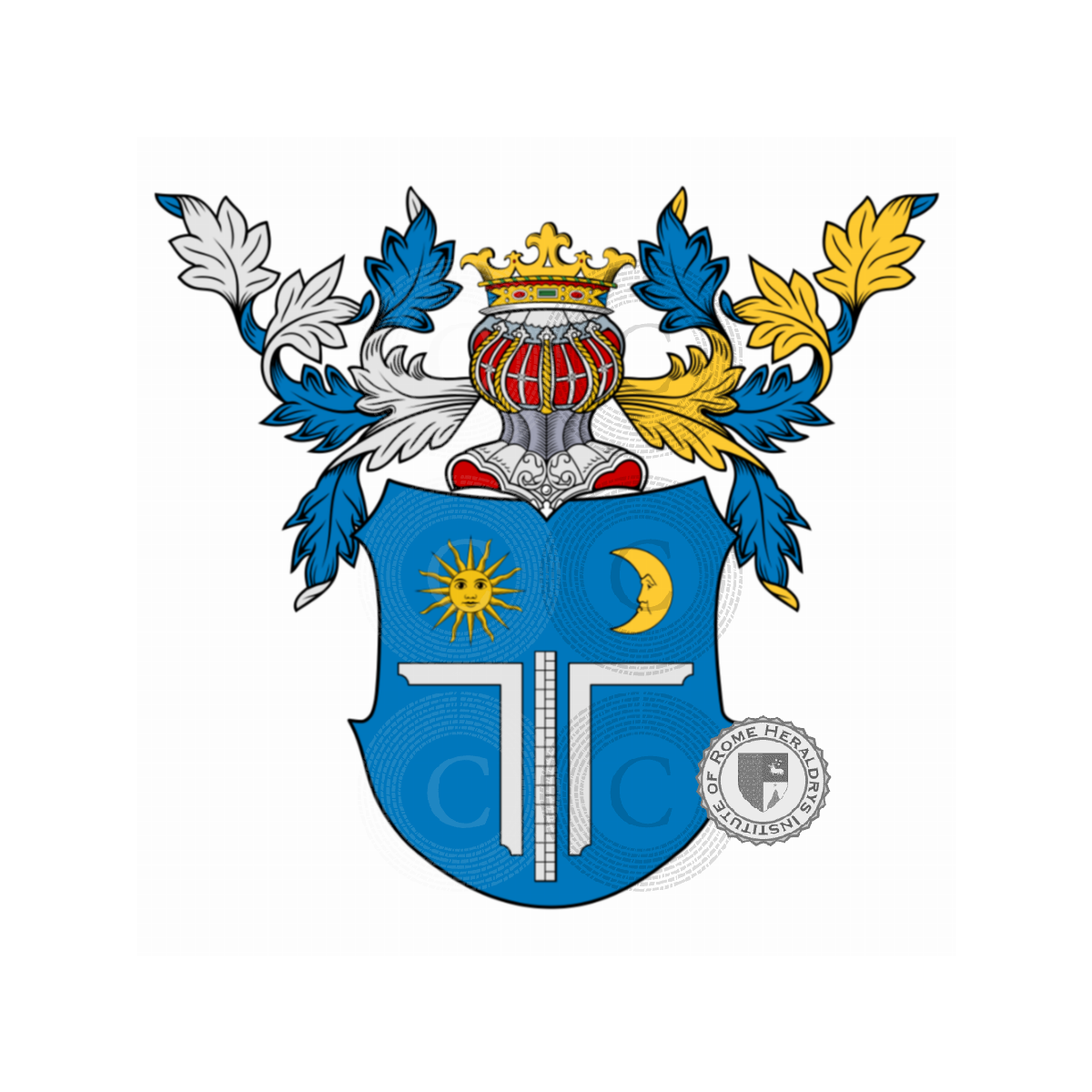 Coat of arms of familyBurnat, Brünat,Burnat