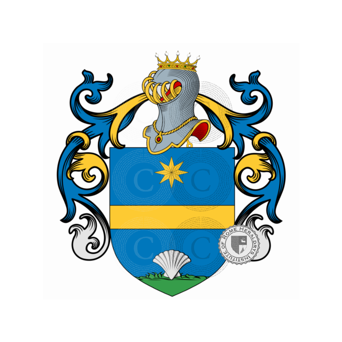 Escudo de la familiaPaolocci, Paolocci