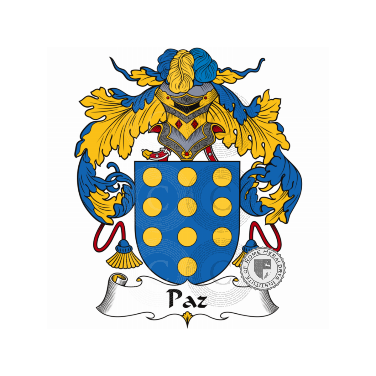 Coat of arms of familyPaz