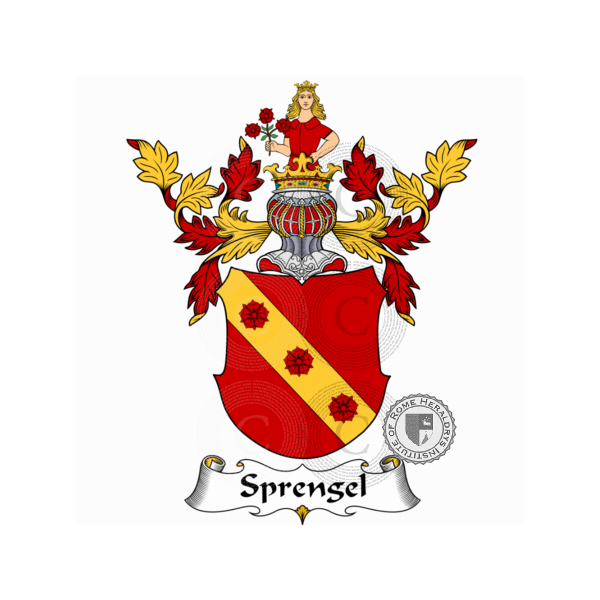 Escudo de la familiaSprengel, Sprenger