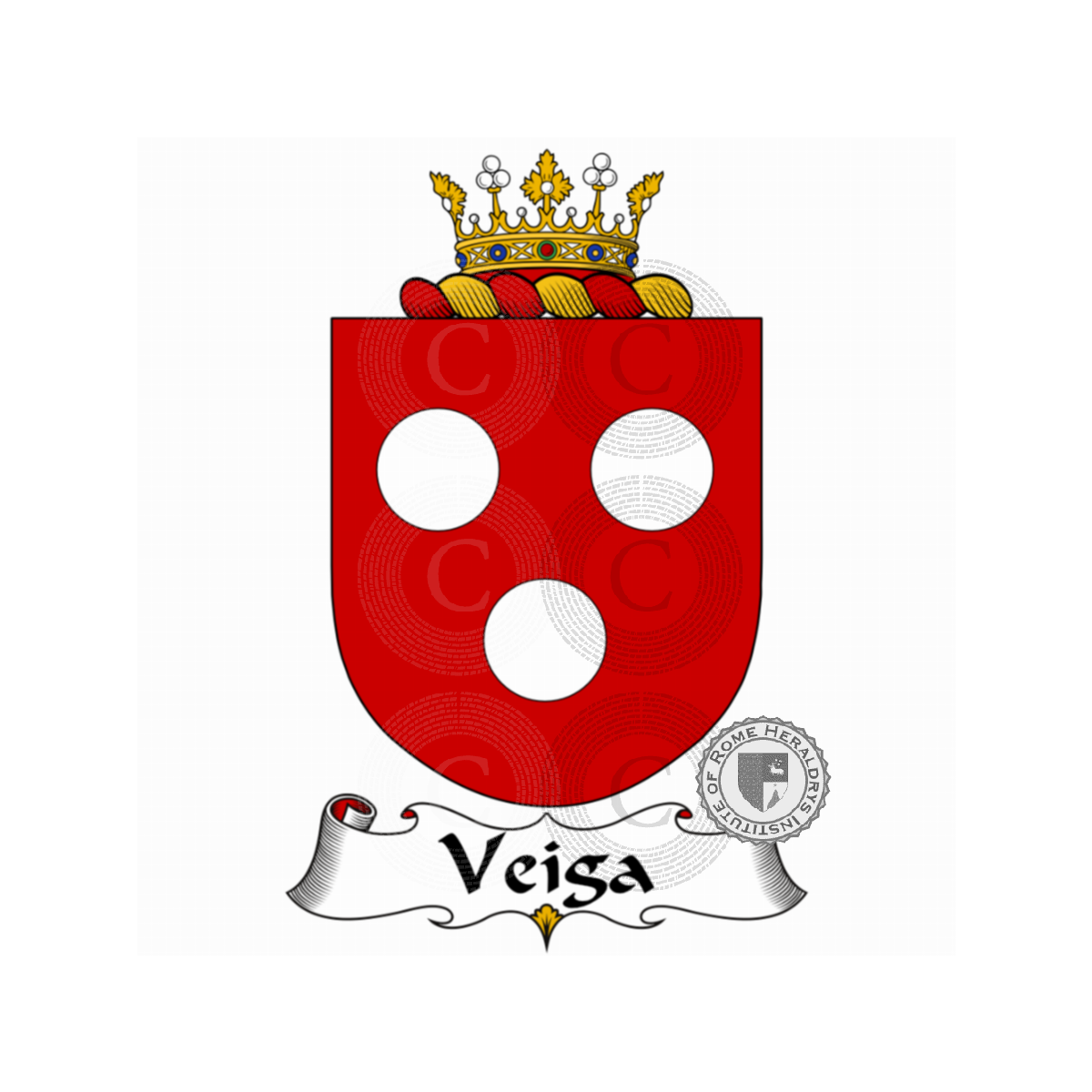 Coat of arms of familyVeiga