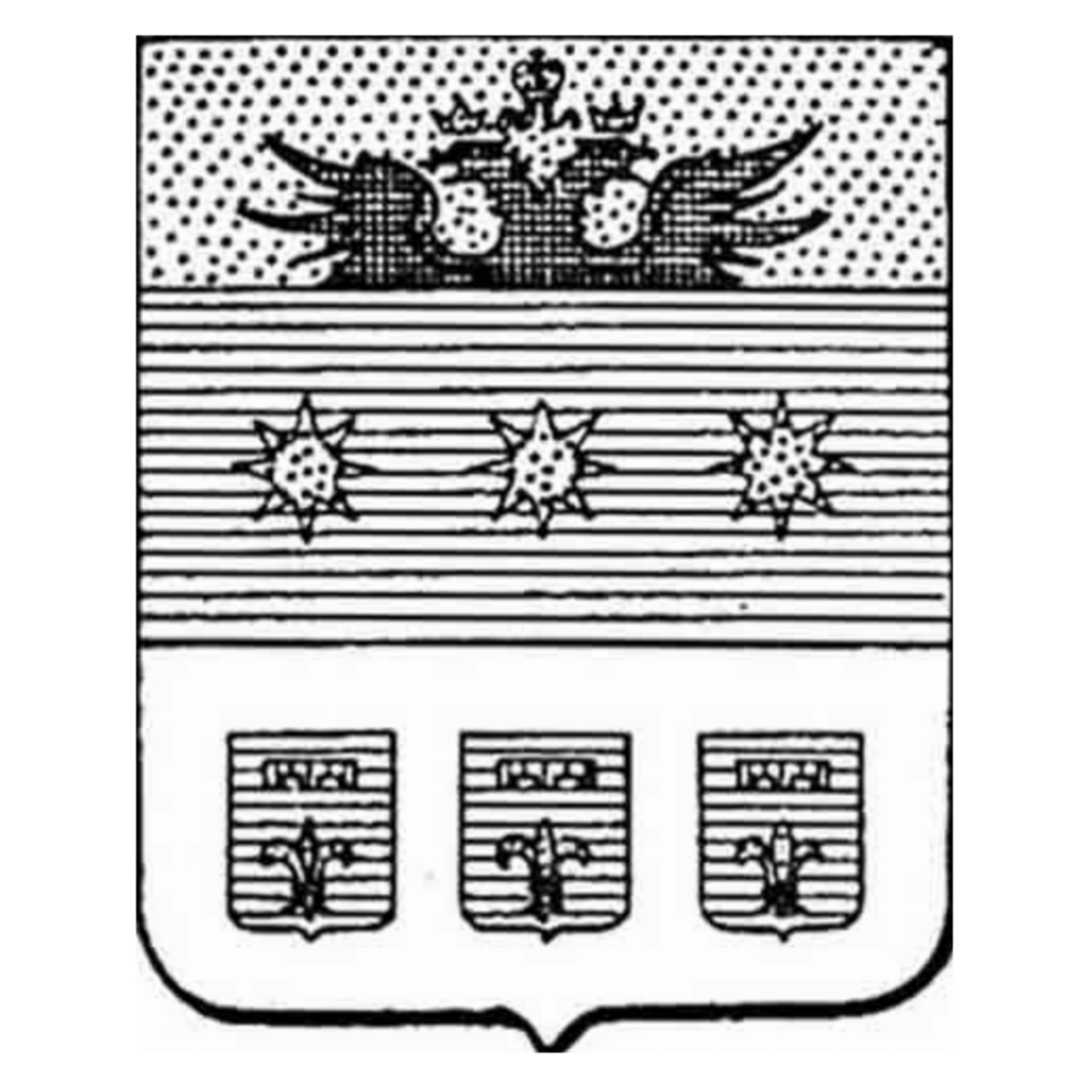 Wappen der FamiliePasca, Pascarelli,Pasquarelli
